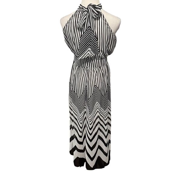 Striped & Chevron Maxi Dress Sz M - Picture 4 of 5